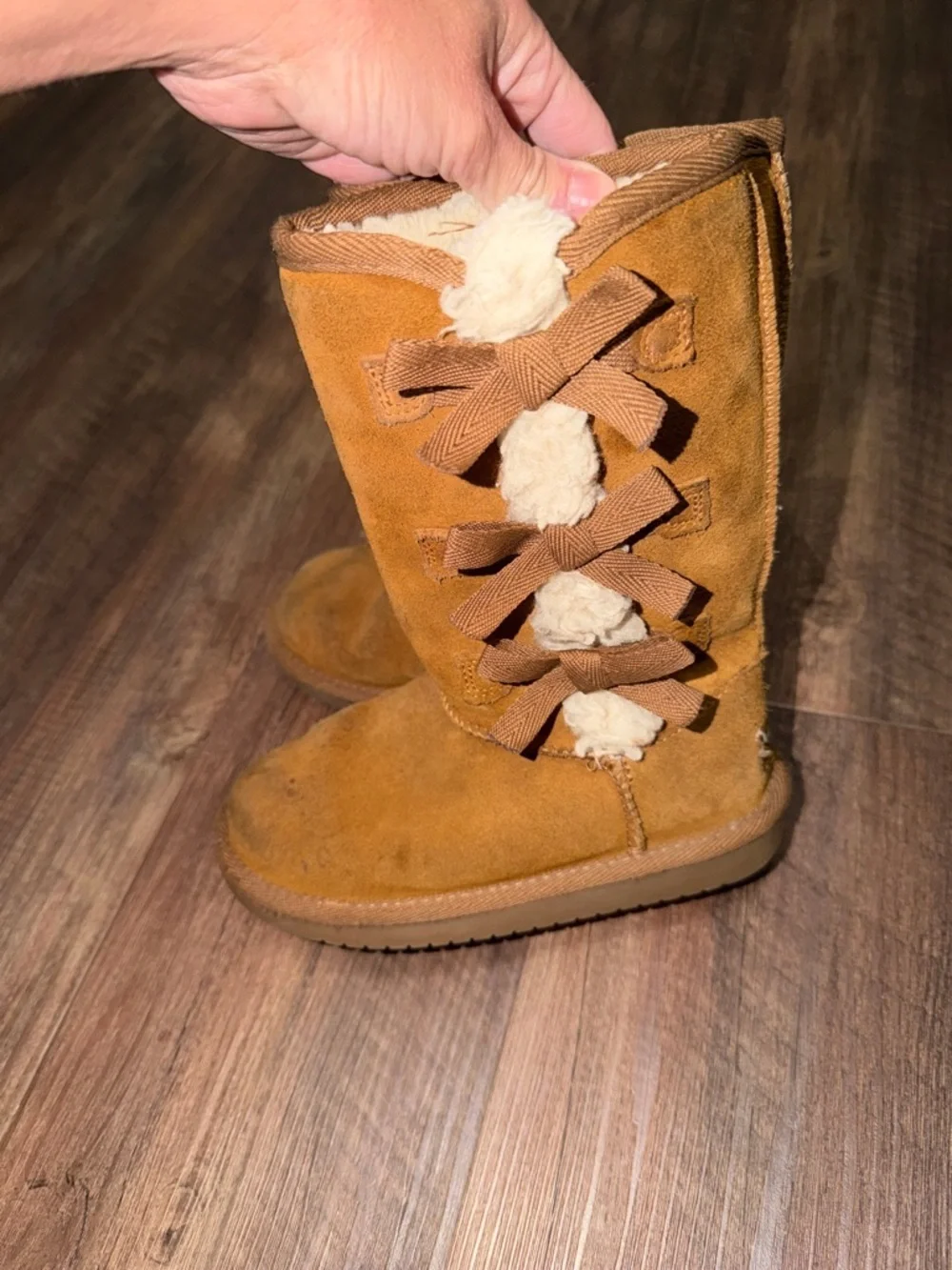 koolaburra by ugg girl's victoria tall boots style no. 1020171 size 12